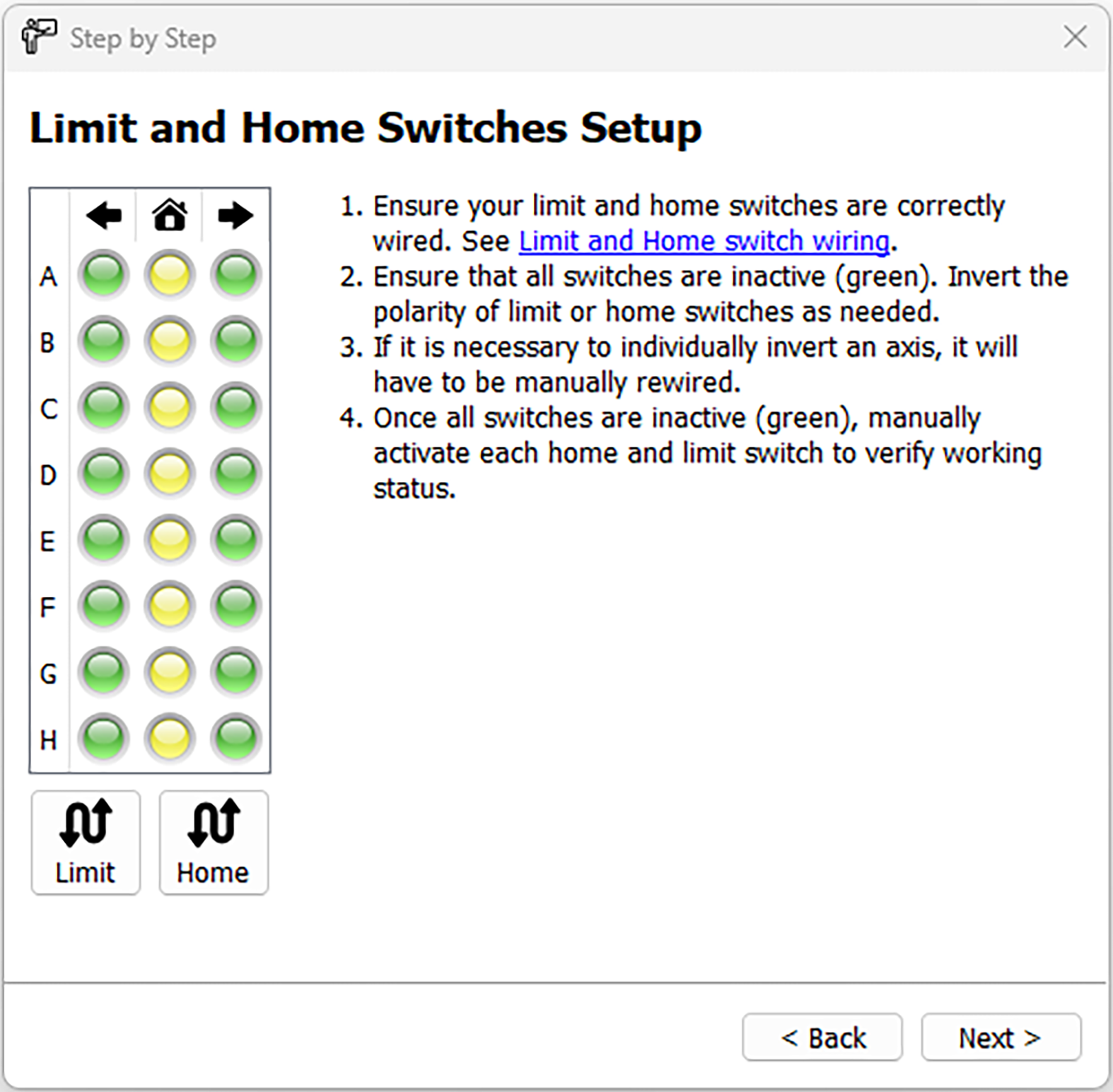 Figure 5: IO Setup Page